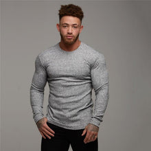Load image into Gallery viewer, Autumn Fashion Men's T-shirt Sweater O-Neck Slim